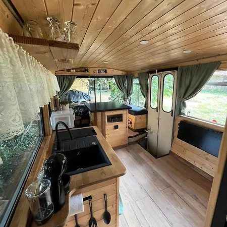Tiny House - Bus Insolite - Avec Escape Game Parque de Campismo *